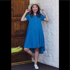 NWT✨LuLaRoe Blue Carly Dress